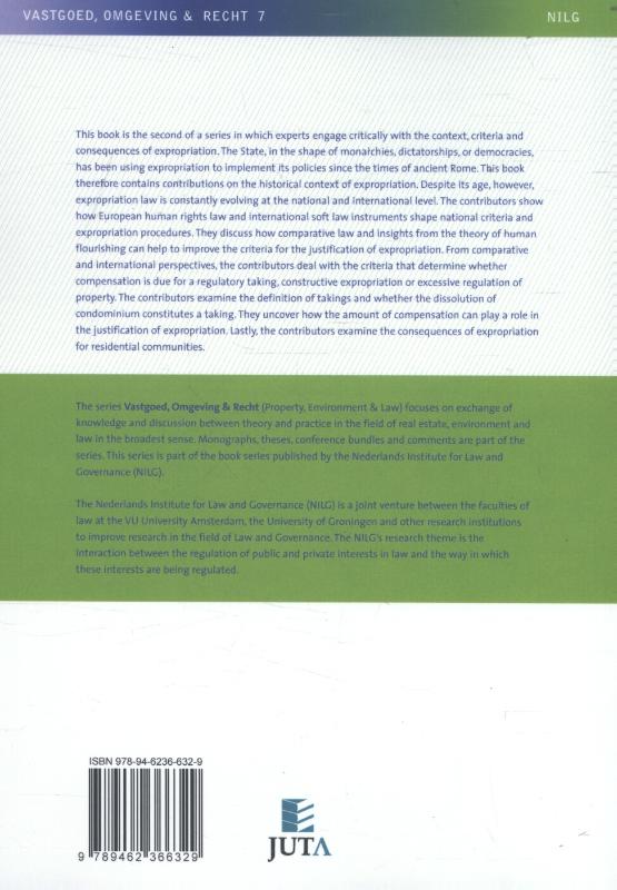 Achterkant van Rethinking expropration law II: context, criteria, and consequences of expropriation