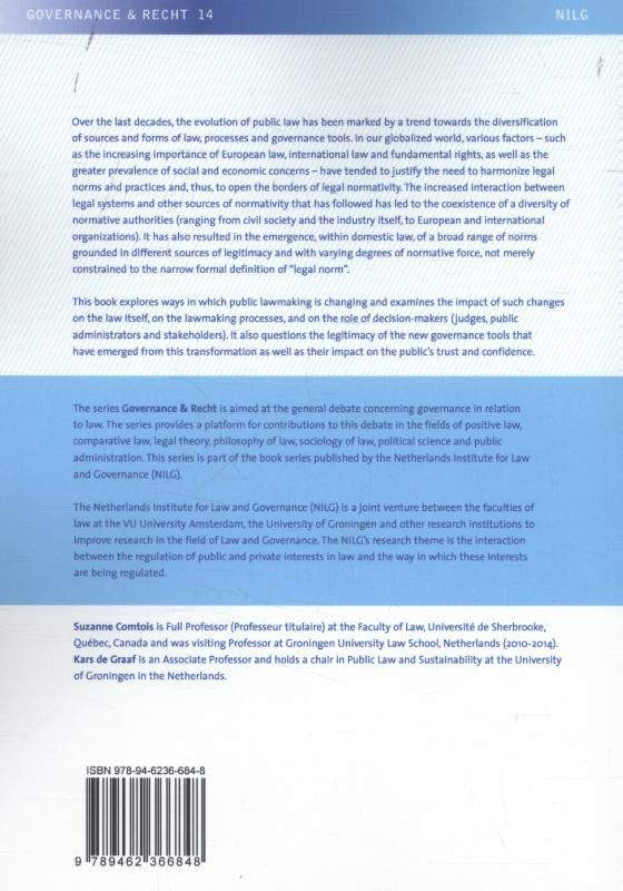 Achterkant van On lawmaking and public trust