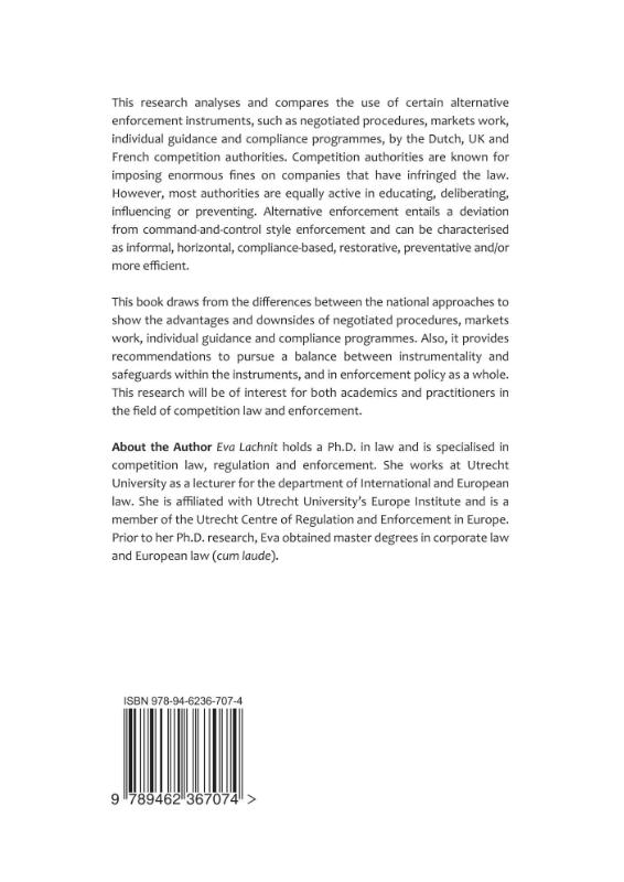 Achterkant van Alternative enforcement of competition law