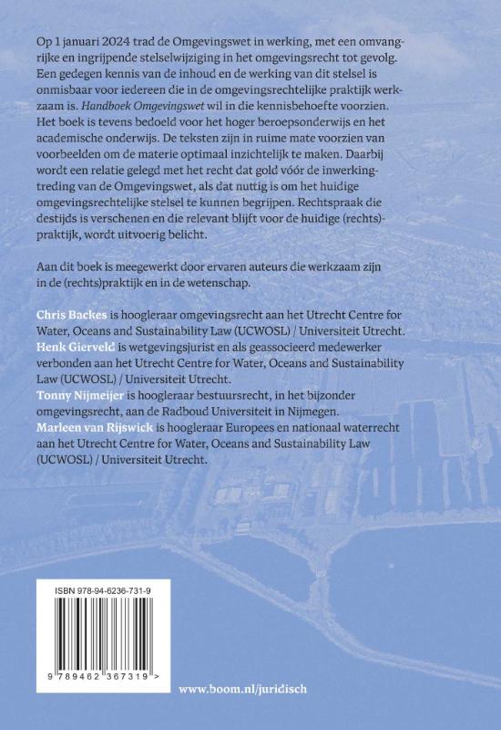 Achterkant van Handboek omgevingswet