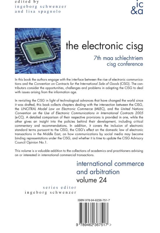 Achterkant van The Electronic CISG