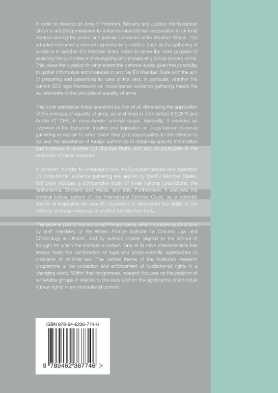 Achterkant van Cross-border evidence gathering