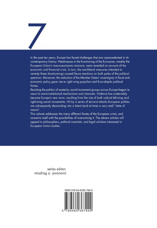 Achterkant van European Democracy in Crisis