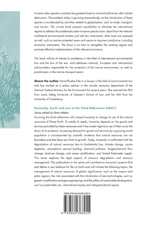 Achterkant van The Protection of the Marine Environment against Alien Invasive Species