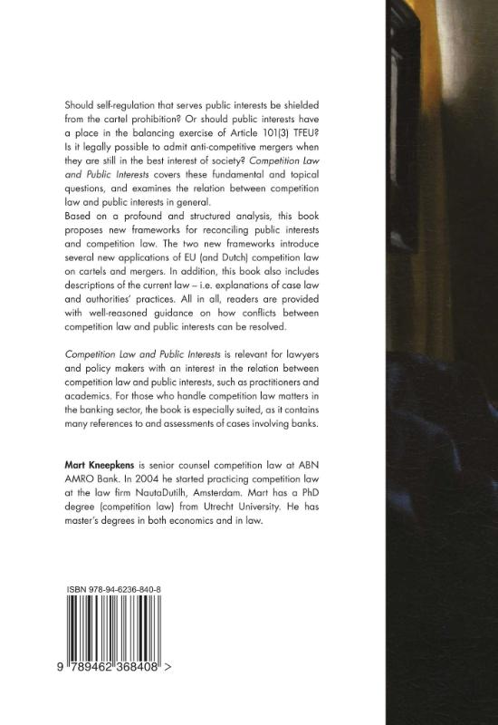 Achterkant van Competition Law and Public Interests