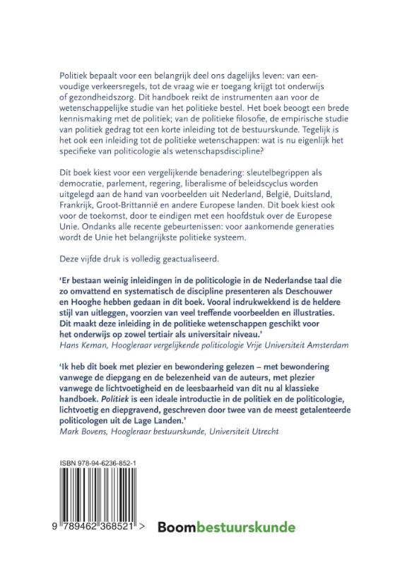 Achterkant van Politiek
