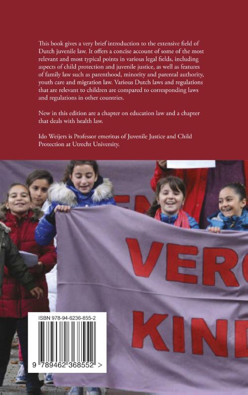 Achterkant van Children and the law in the Netherlands