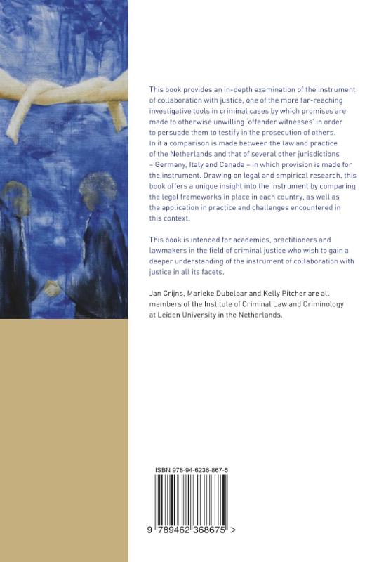 Achterkant van Collaboration with Justice in the Netherlands, Germany, Italy and Canada