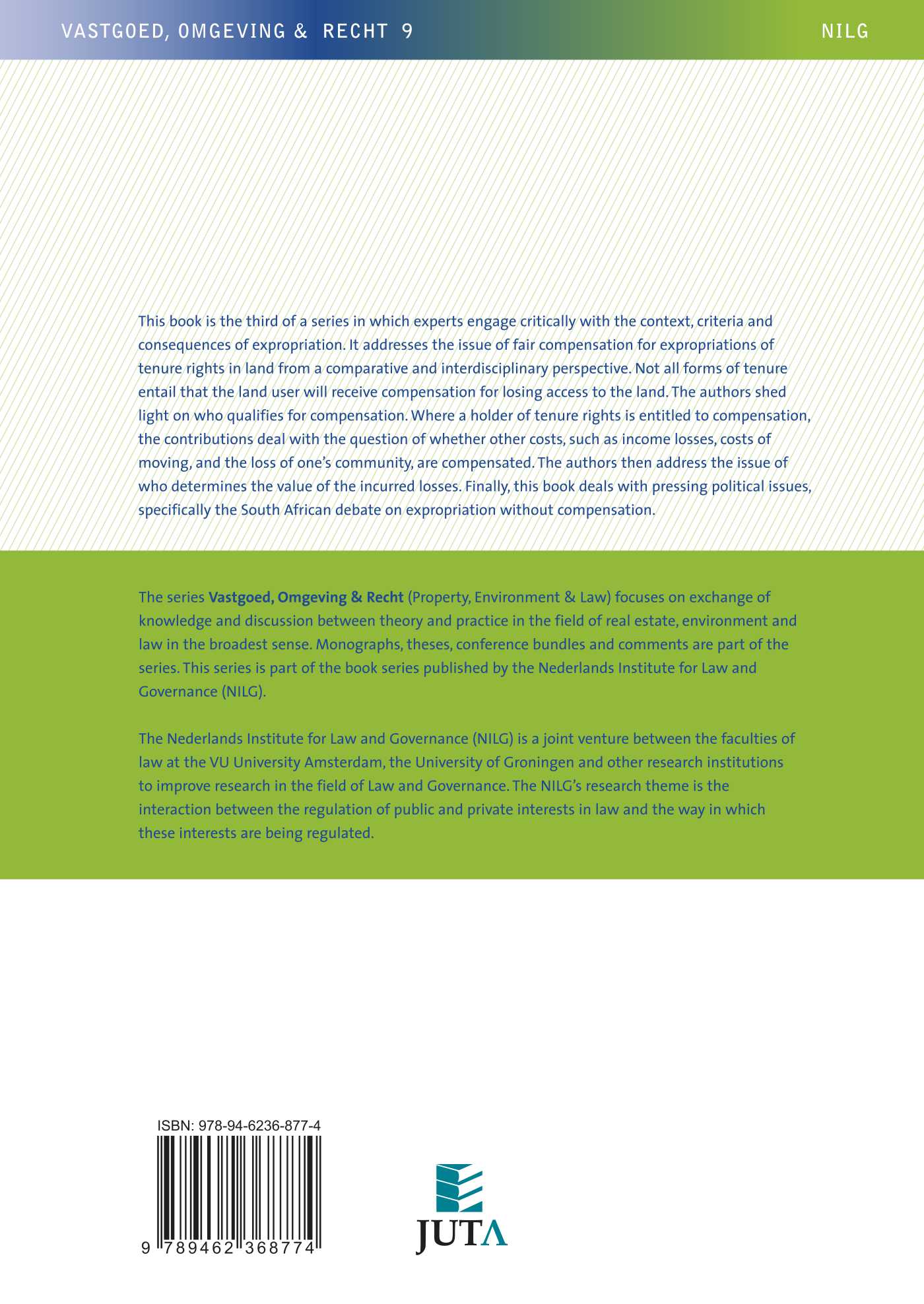 Achterkant van Rethinking Expropriation Law III
