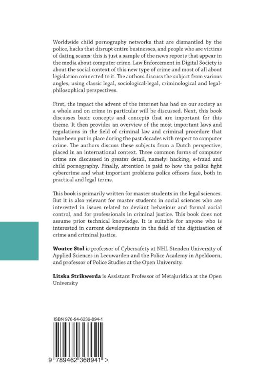 Achterkant van Law Enforcement in Digital Society
