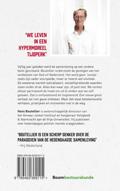 Achterkant van Het seculiere experiment