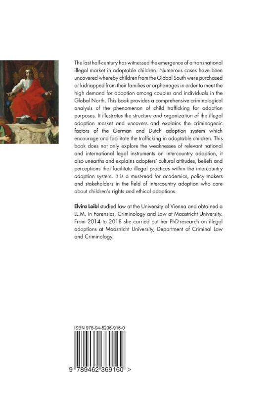 Achterkant van The Transnational Illegal Adoption Market