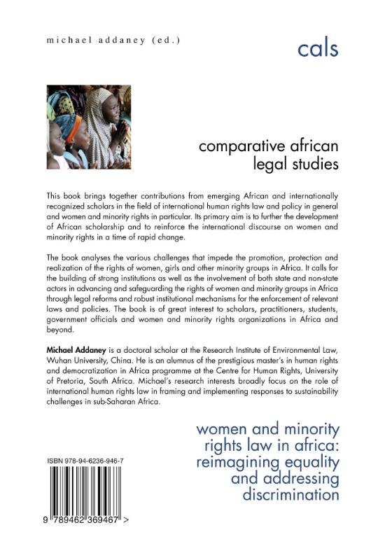 Achterkant van Women and Minority Rights Law in Africa: Reimagining Equality and Addressing Discrimination