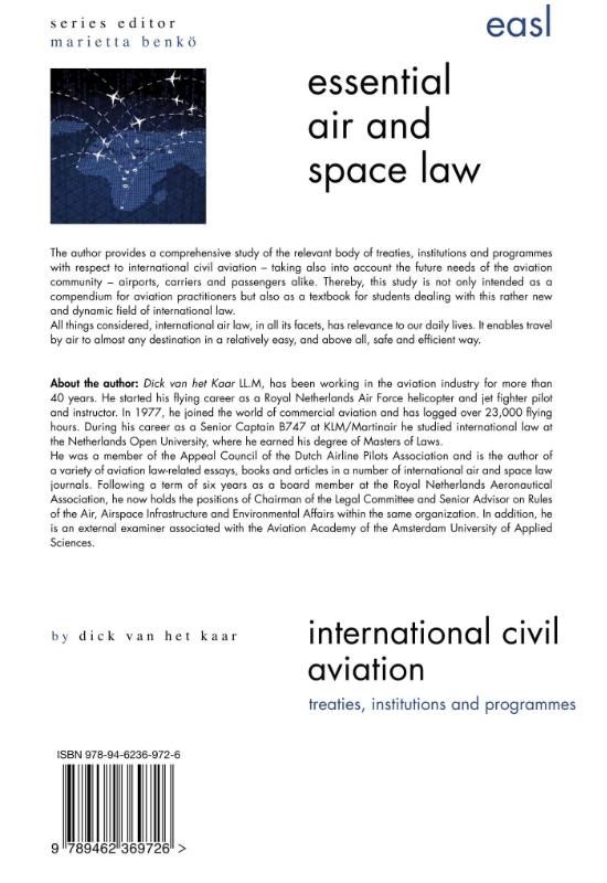 Achterkant van International Civil Aviation: Treaties, Institutions and Programmes