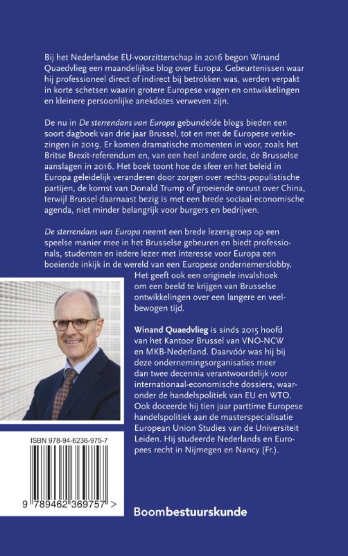 Achterkant van De sterrendans van Europa