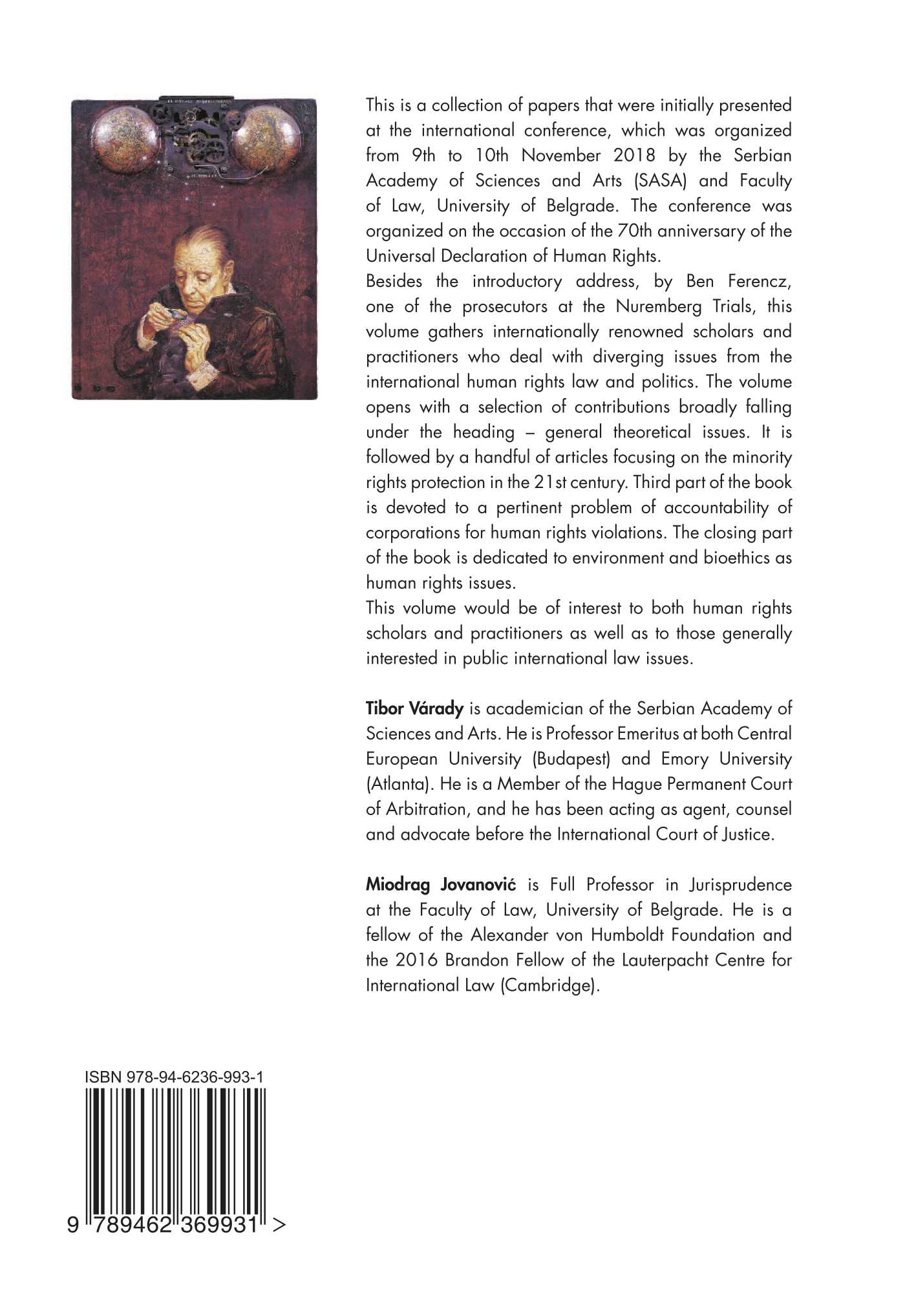 Achterkant van Human Rights in the 21st Century