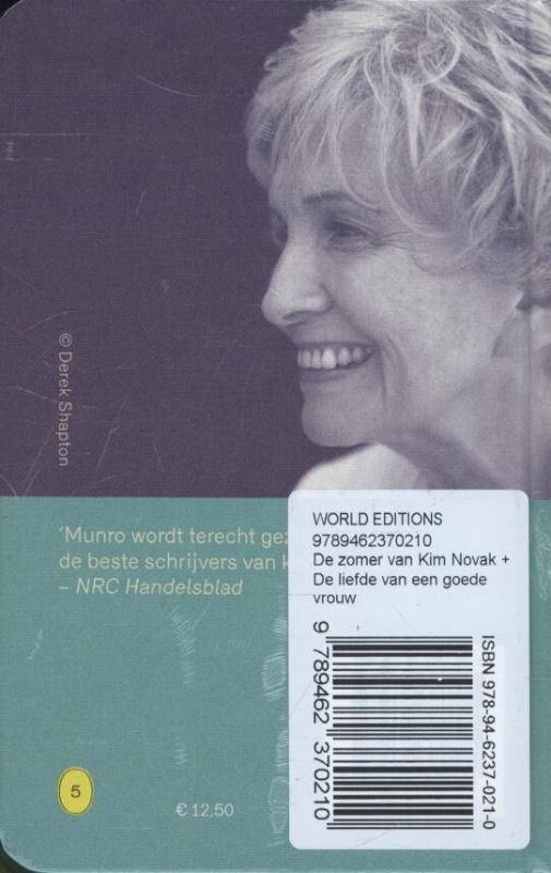 Achterkant van De zomer van Kim Novak -De liefde van een goede vrouw