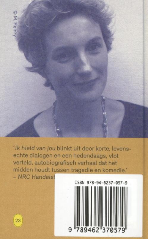 Achterkant van Ik hield van jou
