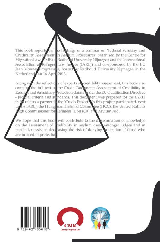 Achterkant van Assessment of credibility by judges in asylum cases in the EU