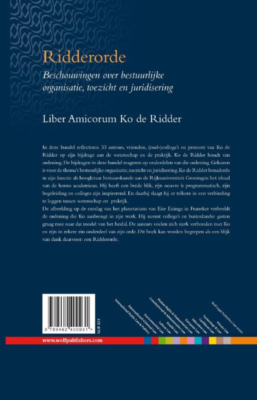 Achterkant van Ridderorde