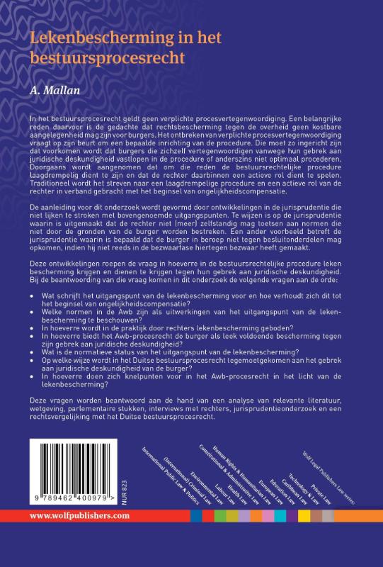 Achterkant van Lekenbescherming in het bestuursprocesrecht