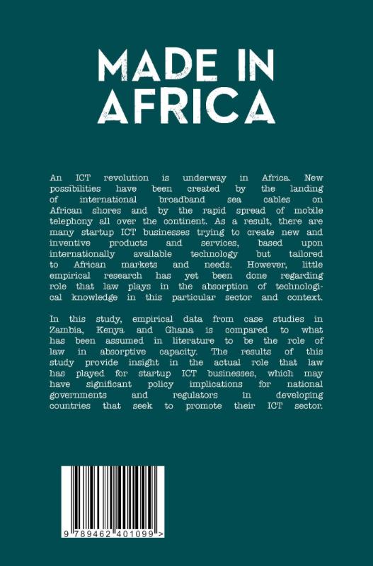 Achterkant van Made in Africa