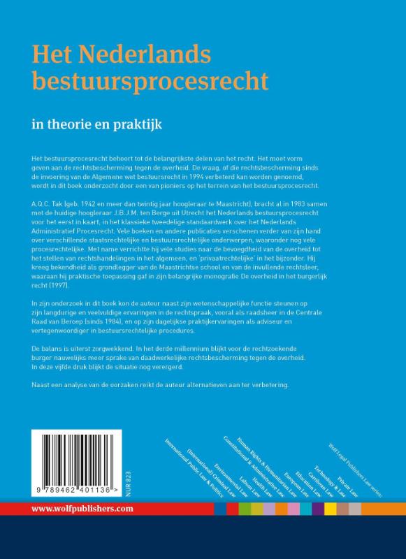 Achterkant van Deel II: Formeel procesrecht