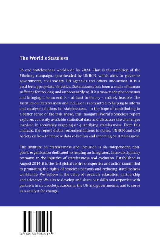 Achterkant van The world's stateless