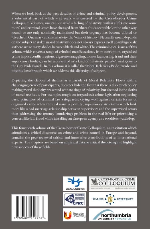Achterkant van The relativity of wrongdoing