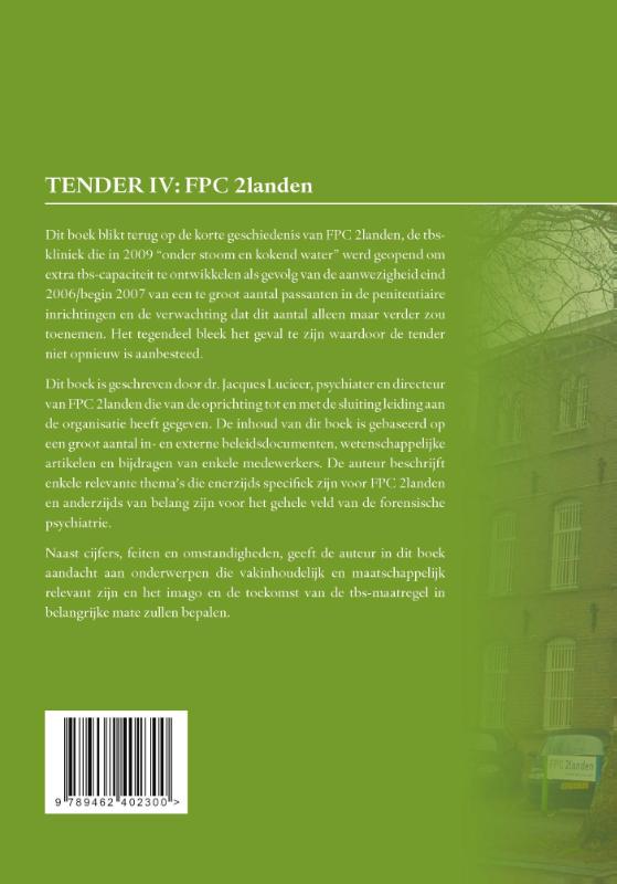 Achterkant van Tender IV: FPC 2landen