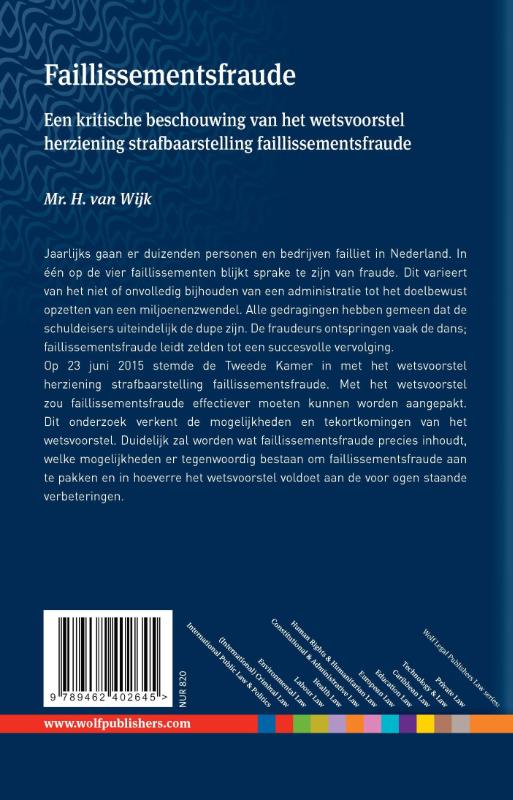 Achterkant van Faillissementsfraude