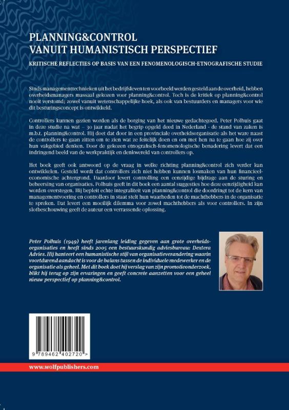Achterkant van Planning&Control vanuit humanistisch perspectief