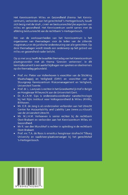 Achterkant van Grenzenverkennen