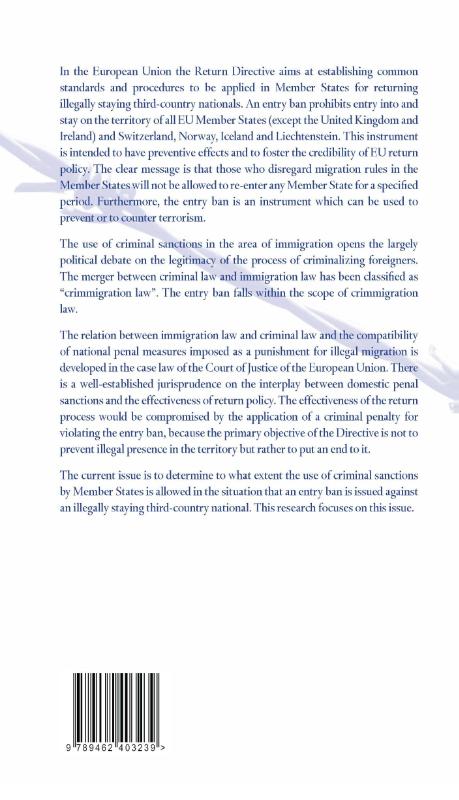 Achterkant van Crimmigration law in the European Union