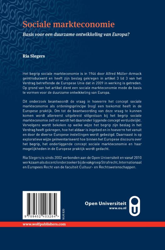 Achterkant van Sociale markteconomie