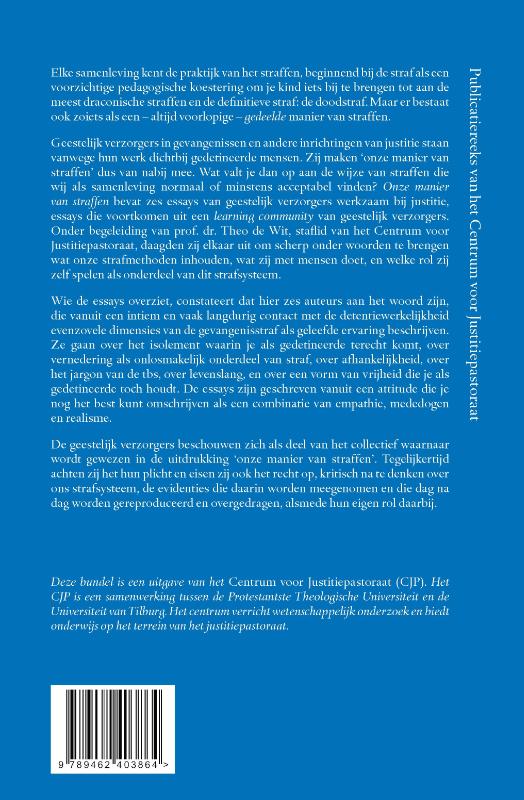 Achterkant van Onze manier van straffen