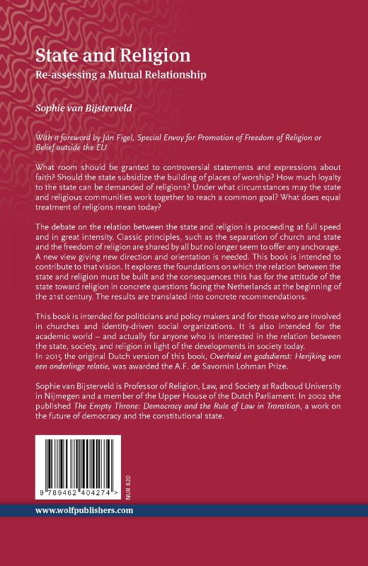 Achterkant van State and Religion