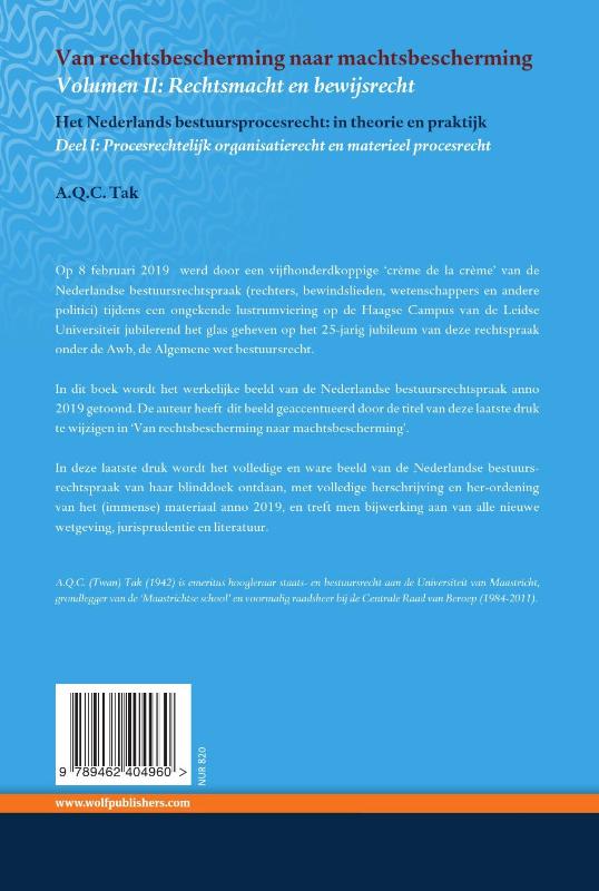 Achterkant van Volume II: Rechtsmacht en bewijsrecht