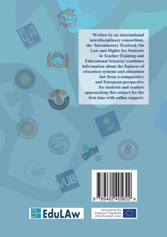 Achterkant van Introduction to Law and Rights in Education