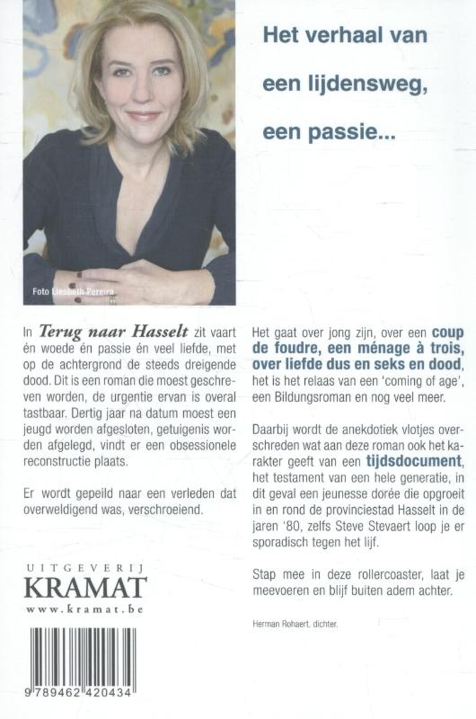Achterkant van Terug naar Hasselt