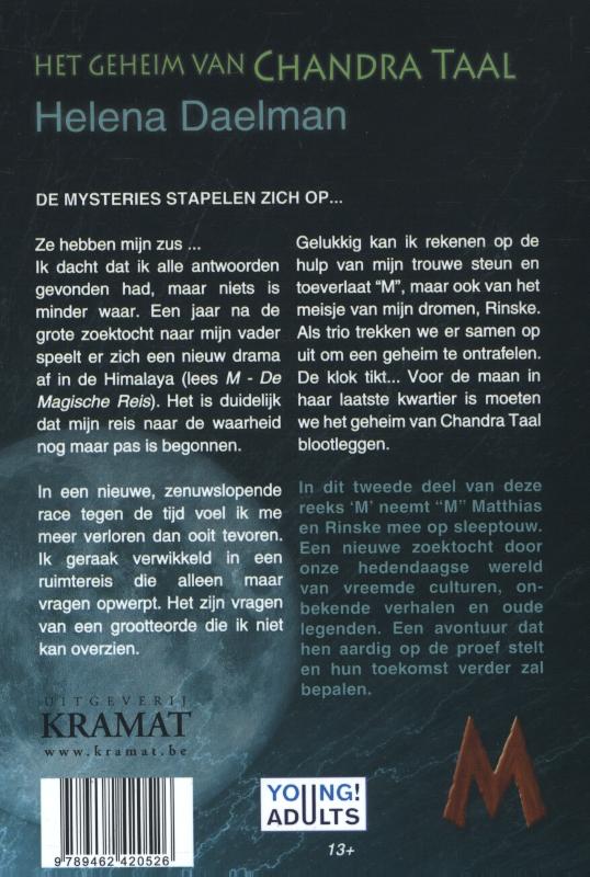 Achterkant van M - Het geheim van Chandra taal