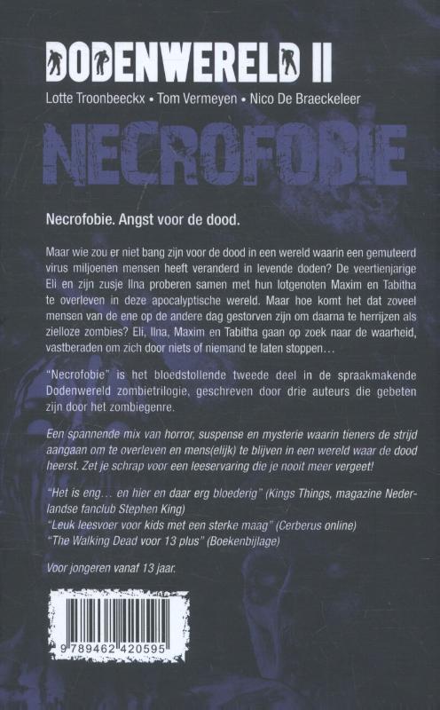 Achterkant van Necrofobie