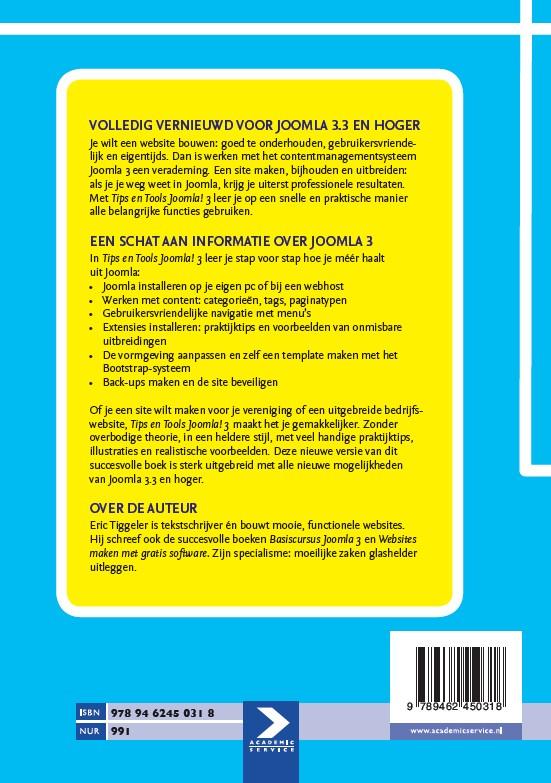 Achterkant van Professionele websites voor iedereen