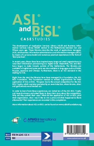 Achterkant van ASL and BiSL case studies