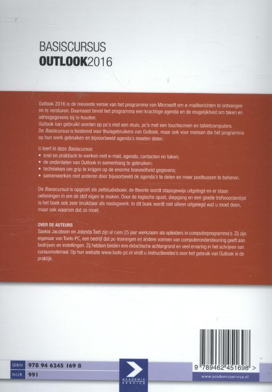 Achterkant van 2016