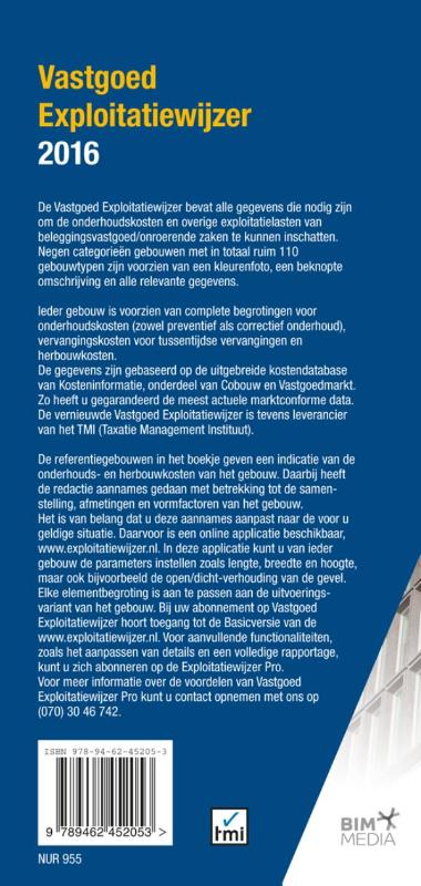 Achterkant van 2016