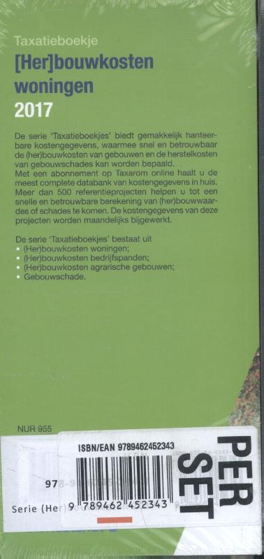 Achterkant van 2017