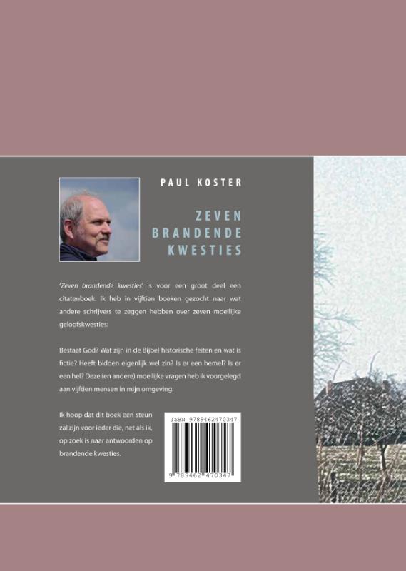 Achterkant van Zeven brandende kwesties