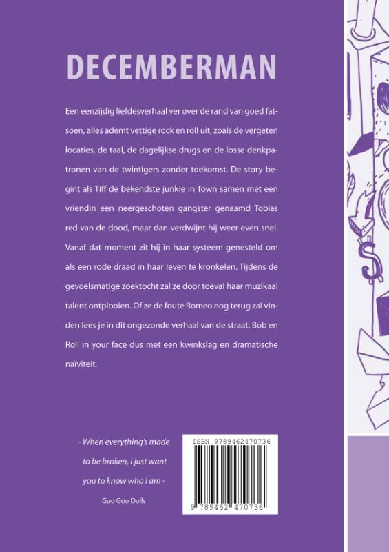 Achterkant van Decemberman