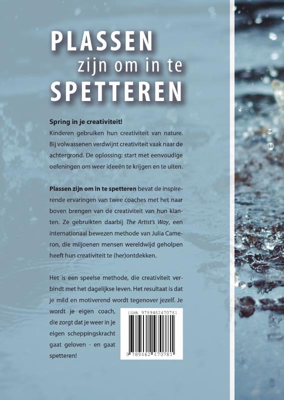 Achterkant van Plassen zijn om in te spetteren